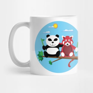 Panda & Red Panda Mug